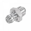 Uxcell 2pcs Metric Stainless Steel Straight Grease Fitting M8 X 1 25mm Thread Hydraulic Accessories