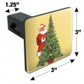 Christmas Holiday Santa Decorating Tree Tow Trailer Hitch Cover Plug Insert