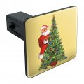 Christmas Holiday Santa Decorating Tree Tow Trailer Hitch Cover Plug Insert