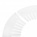 Uxcell Pipe Cover Decoration 2pcs 15mm-45mm Pp Plastic Escutcheon Collar Water Drain Line White