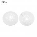 Uxcell Pipe Cover Decoration 2pcs 15mm-45mm Pp Plastic Escutcheon Collar Water Drain Line White