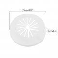 Uxcell Pipe Cover Decoration 2pcs 15mm-45mm Pp Plastic Escutcheon Collar Water Drain Line White