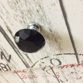 Uxcell Diamond Shape Crystal Glass 30mm Kitchen Cabinet Door Drawer Knob Cupboard Dresser Wardrobe Pull Handle With Screws