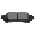 Front And Rear Ceramic Brake Pad Set For Lexus Is250 2014 2015 D908 D1391 Disc Pads With Hardware