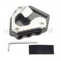 Httmt Hon-253crf10001618- Side Pad Kickstand Stand Extension Plate Compatible With Crf1000l Africa Twin 16-17 Gray