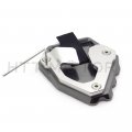 Httmt Hon-253crf10001618- Side Pad Kickstand Stand Extension Plate Compatible With Crf1000l Africa Twin 16-17 Gray