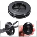 Uxcell Rubber Grommet Round Double-sided Mount Dia 26 Mm Id 20 For Wire Protection 4pcs