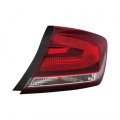 Honda Civic Sedan Tail Light Assembly 2013 2014 2015 Outer Passenger Side Replaces 33500-tr0-a51 And Ho2805102 Halogen Red 