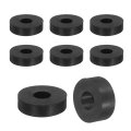 36pcs Thick Rubber Spacer 9 16 Inch Od X Id 3 Thickness Round Bushings Anti Vibration Flat Washers For Home Industrial 
