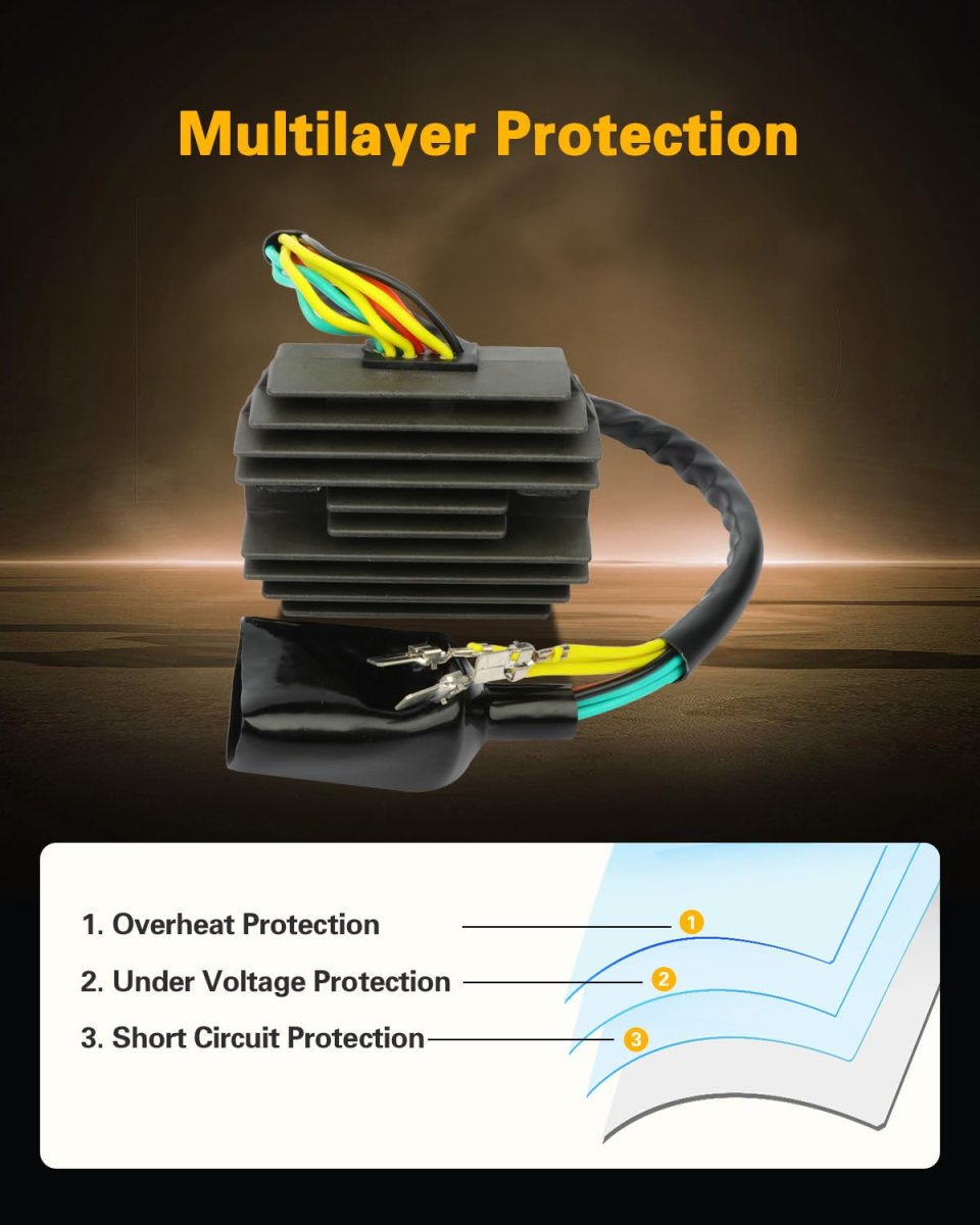 Voltage Regulator Rectifier For Honda Vtx1800c 2004 2008 Vtx1800n Vtx1800f 2005 Vtx1800s 2006 Cbr954rr 2002 2003 31600 Mch 000