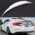 Cuztom Tuning Painted Platinum White Pearl Finish Jdm Mcx Highkick Duckbill Trunk Lid Spoiler Compatible With 2018-2021 Honda