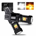 Gll 7443 7440 T20 Amber White Switchback Turn Signal Led Light Bulbs And Parking Lights Daytime Running Applicable Ck Pack Of 2