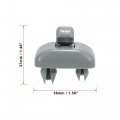 X Autohaux 2pcs Gray Car Plastic Sun Visor Hook Clip Bracket Retainer 8u0857562 8e0857562 For Audi A1 A3 A4 A5 Q3 Q5 S3 S4 S5