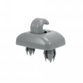 X Autohaux 2pcs Gray Car Plastic Sun Visor Hook Clip Bracket Retainer 8u0857562 8e0857562 For Audi A1 A3 A4 A5 Q3 Q5 S3 S4 S5