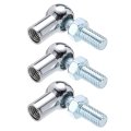 Gas Spring End Fitting M8 Female Thread 10 5mm Round Handle Dia A3 Steel 3pcs 