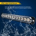 Rigidon 2 Pack Led Emergency Strobe 12 White Amber Surface Mount Flashing Lights For Trucks Car Grille Off-road Warning