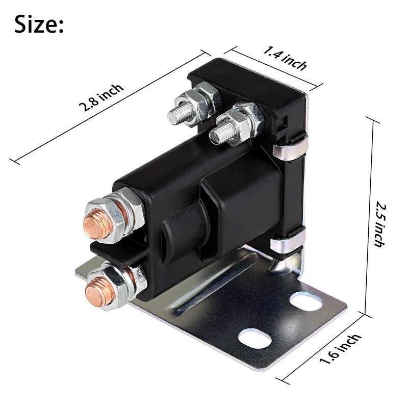 14v Golf Cart Starter Solenoid For Ezgo Txt Gas 1994 Up 200a 4 Terminal Replace 27153g01 612813 Fits Medalist 875 Shuttle And