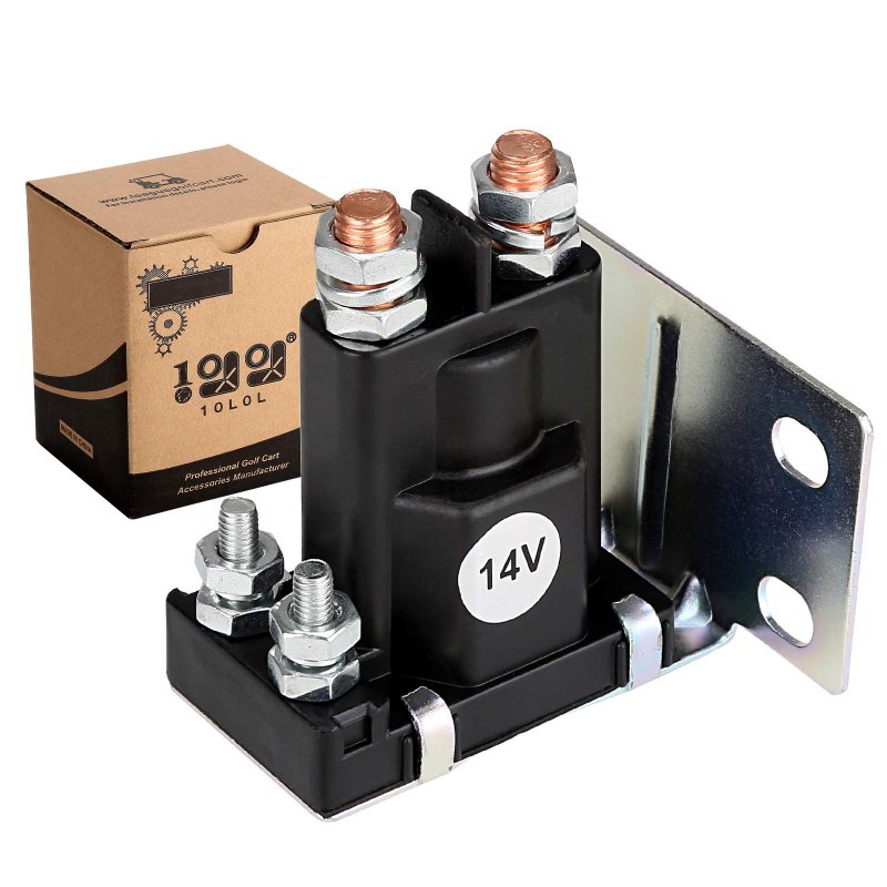 14v Golf Cart Starter Solenoid For Ezgo Txt Gas 1994 Up 200a 4 Terminal Replace 27153g01 612813 Fits Medalist 875 Shuttle And