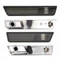 R F Auto 4pcs Smoked Lens Side Marker Light Housings Replacement For Challenger 2008-2014 Front Rear Bumpers Turn Signal Lamp
