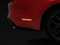 Axial Led Side Marker Lights Rear Smoked For 15-23 Mustang 