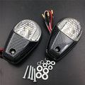 Universal Flush Mount Turn Signals Blinker Light For Sportbikes Motorcycle Clear Lens 12v Incandescent Waterproof Pair 