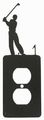 Male Golf Power Outlet Plate Cover 