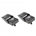 Ocpty Hood Catch Latch Kits Compatible With 2007-2017 For Jeep Wrangler Jk Black