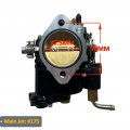 Svkzgfz Super E Carburetor 11-0420 For Hd Sportster Big Twin Shorty Carb Black With Choke Enrichment Knob