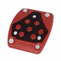 Uxcell Red Black Metal Antislip Gas Clutch Brake Pedal Cover For Auto Car