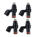 Jeenda 4pcs Fuel Injectors 49033-0015 For 2007-2012 2021-2022 Kawasaki Ninja Zx6r Zx600r Zx600p 