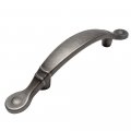 Cosmas 5 Pack 9980wn Weathered Nickel Cabinet Hardware Arched Handle Pull 3 Inch 76mm Hole Centers 5-1 2 Overall Length 
