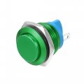 16 Mm Car Waterproof Push Button Switch Metal Round Start Spst 1no Ac 250v Green 