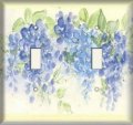 Snazzyswitch Blue Morning Decorative Light Switch Cover Double Toggle Wall Plate 