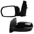 Driver Side Mirror For Ford Edge 2015 2016 2017 2018 Heated With Turn Signal Puddle Light And Blind Spot Monitor Black Cover 9 