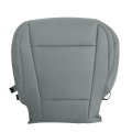 Secos Driver Side Bottom Replacement Leather Seat Cover Gray For Ford F-250 F-350 F-450 F-550 2017 2018 2019 2020 2021 