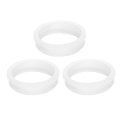 3pcs Rubber Grommets 60 6mm Drill Hole 54 5mm Id Top Hat Grommet Clear Silicone Plug Gasket For Wiring Automotive 