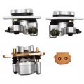 Wflnhb Front And Rear Brake Caliper Set Replacement For Suzuki Vinson 500 Lta Lt-f500 2002-2007