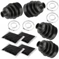 Caltric 2 Rear Axle Left And Right Outer Cv Boot Kit Compatible With Yamaha Kodiak 450 Yfm450 4x4 2018 2019 2020