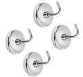 4-piece Extra-strong Magnetic Hook Set 8 Lb Capacity 