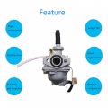 Labwork Carburetor Throttle Cable Handle Grip Bar Replacement For Honda 2004-2009 Crf50f 2000-2003 Xr50r 1972-1978 Z50a