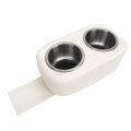 Boat Cup Holders Pontoon Wide Application Waterproof Slide Resistant With Stainless Steel Holder For Rv Yachet Car White