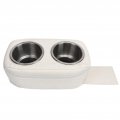 Boat Cup Holders Pontoon Wide Application Waterproof Slide Resistant With Stainless Steel Holder For Rv Yachet Car White