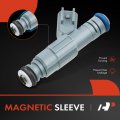 A-premium Fuel Injectors Compatible With Pontiac Grand Prix 2004 2005 2006 2007 V6 3 8l Supercharged Set Of 6 Replace
