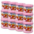 Pack Of 12 Treefrog Gel-typed Automotive Cup-holder Air Freshener Peach Scented 
