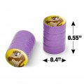 Looney Tunes Taz Motorcycle Bicycle Bike Tire Rim Wheel Aluminum Valve Stem Caps