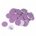 Uxcell 50pcs 1-inch Purple Sanding Discs 800 Grits Hook And Loop Professional Aluminum Oxide Sand Paper Mini Size For Wood