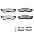 Evolution Truck And Tow Z36 Carbon Fiber Ceramic Front Brake Pad Set With Installation Hardware For Dodge Ram 1500 2500 3500 