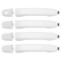 4pcs Exterior Door Handle With Caps Fit For Chevrolet Silverado 1500 2014-2018 2500hd 3500hd 2015-2019 Gmc Sierra 