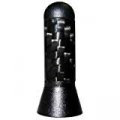 Vms Racing 35mm Real Hand-laid Black Carbon Fiber Cnc Machined Billet Aluminum Short Super Euro Antenna For Nissan 350z 