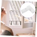 Osaladi 50 Pcs Window Stopper Safety Locks Door Security Bar Sliding Patio Lock Hotel For Travelers Sash White Child Plastic